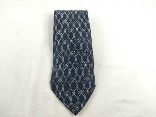 HERMES Hermes Tie Navy/With Tag Other Accessories