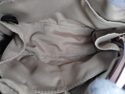 COACH Signature Pouch, Beige/White Canvas Pouch