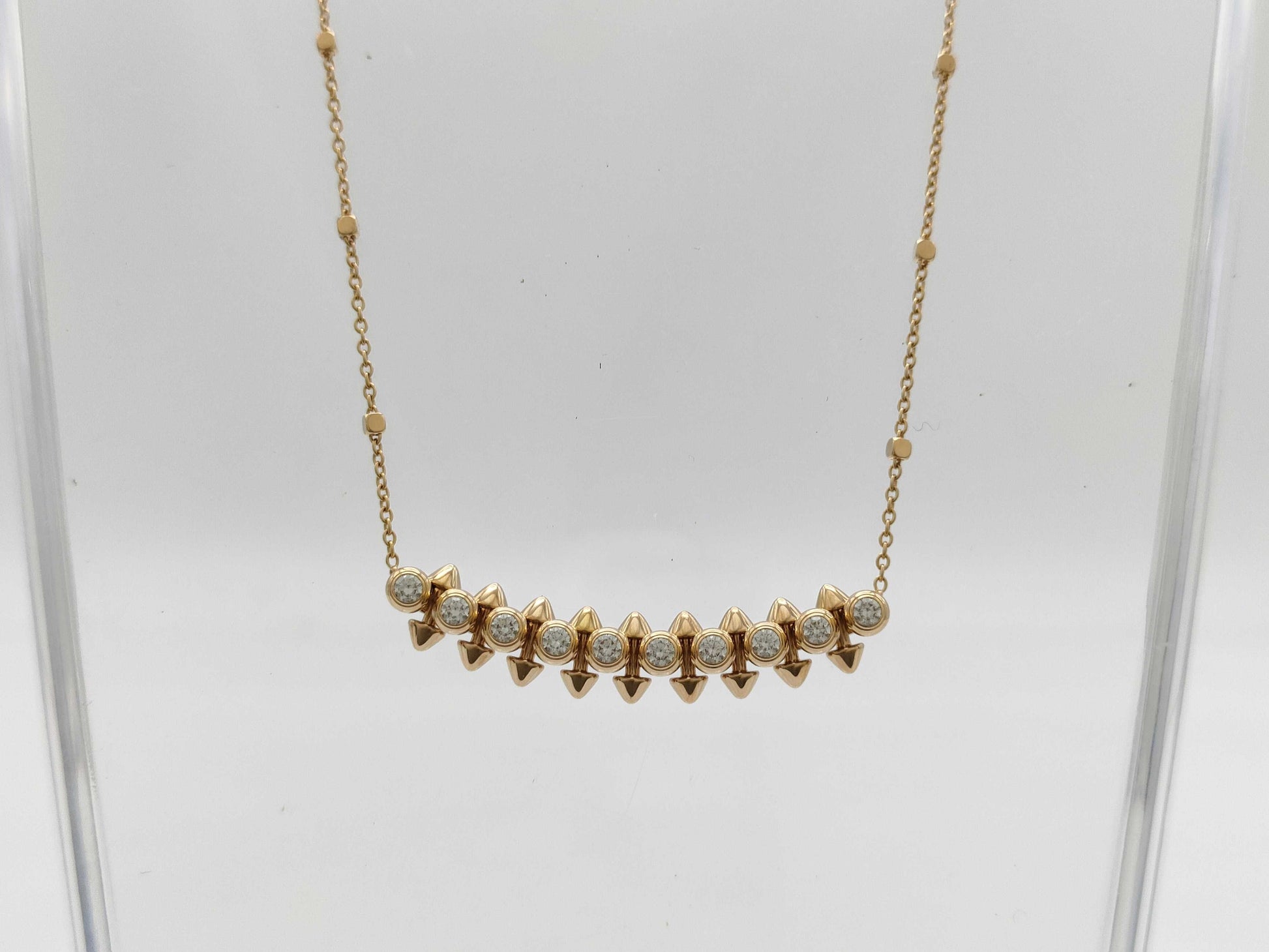 Cartier Crushed Diamond Au750 8.5g Necklace 