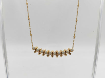 Cartier Crushed Diamond Au750 8.5g Necklace 