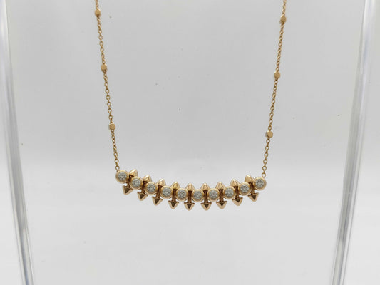 Cartier Crushed Diamond Au750 8.5g Necklace 