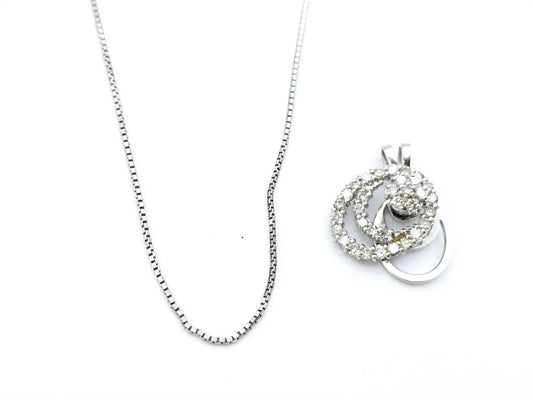 D1.00ct PT900/850 9.8g Necklace 