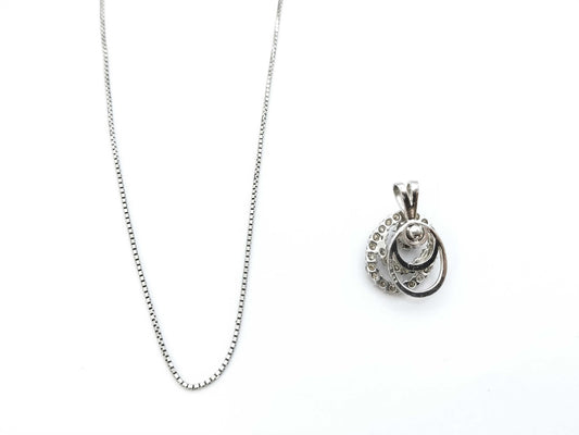D1.00ct PT900/850 9.8g Necklace 