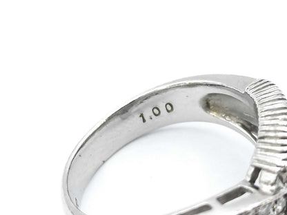 D1.00ct PT900 9.9g Ring 