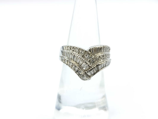 D1.00ct PT900 9.9g Ring 