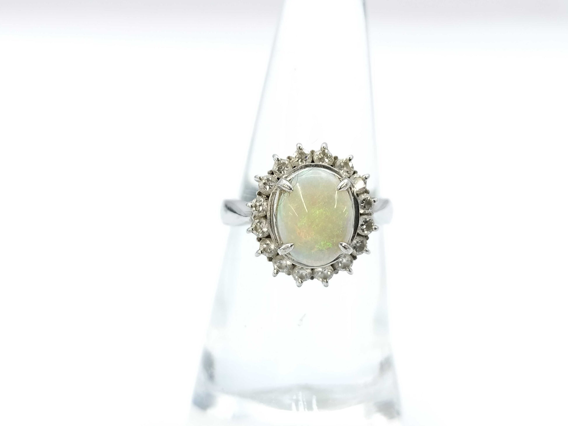 OP1.23ct D0.43ct PT900 6.2g Ring 