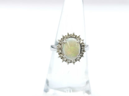 OP1.23ct D0.43ct PT900 6.2g Ring 