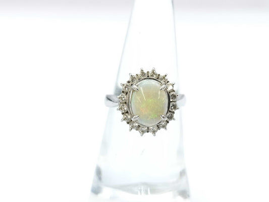 OP1.23ct D0.43ct PT900 6.2g Ring 
