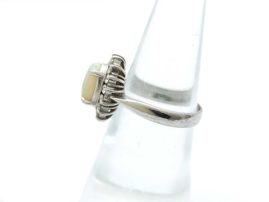 OP1.23ct D0.43ct PT900 6.2g Ring 