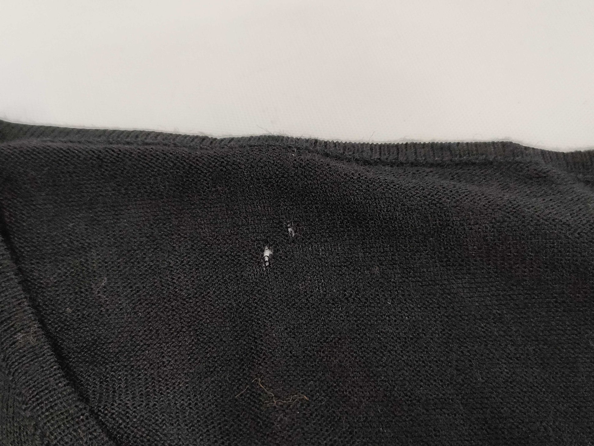 CHANEL 00T Clover Knit Top, Black, Orange, Blue, Size 38, Tops