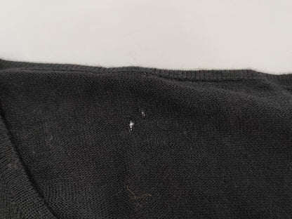 CHANEL 00T Clover Knit Top, Black, Orange, Blue, Size 38, Tops