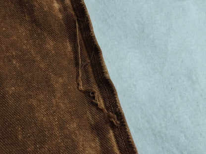 Miu Miu 23SS Marbleized Back Logo Denim Pants GWP467 Brown