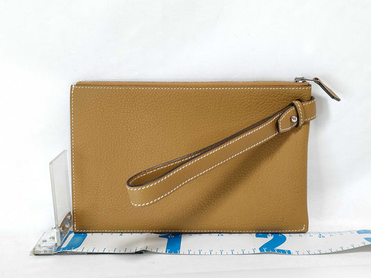 HERMES Caba Vertige 24 Togo Pouch Second Bag Clutch Bag Second Bag