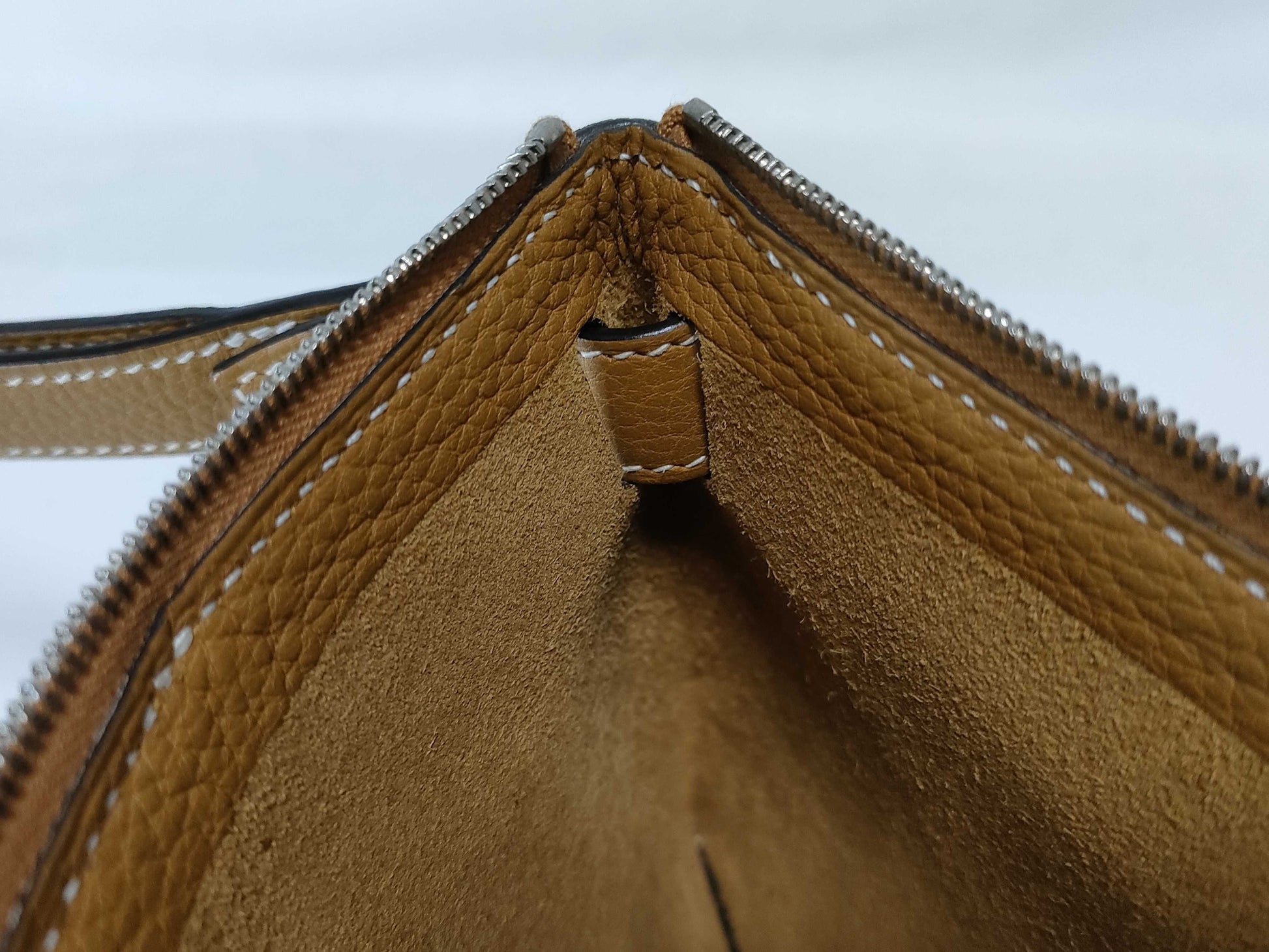 HERMES Caba Vertige 24 Togo Pouch Second Bag Clutch Bag Second Bag