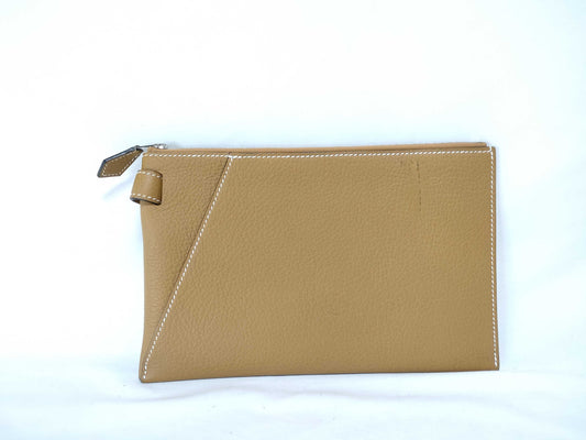 HERMES Caba Vertige 24 Togo Pouch Second Bag Clutch Bag Second Bag