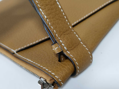 HERMES Caba Vertige 24 Togo Pouch Second Bag Clutch Bag Second Bag