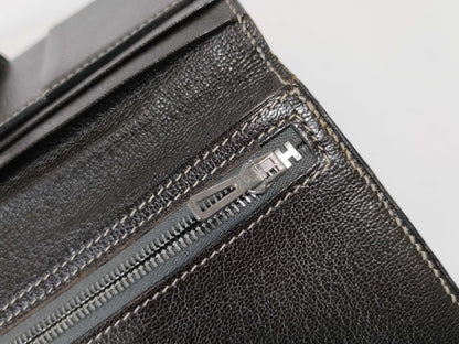 HERMES [Stamped] □E Bearn Hermès □E Stamped Bearn Classic Alligator Wallet