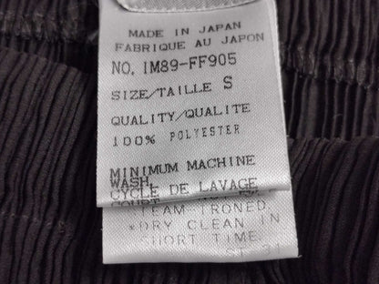 ISSEY MIYAKE Pleated Straight Pants IM80-FF905 Brown S Pants
