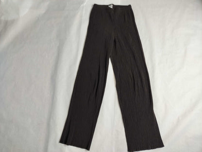 ISSEY MIYAKE Pleated Straight Pants IM80-FF905 Brown S Pants