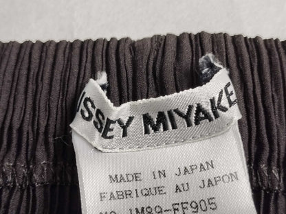 ISSEY MIYAKE Pleated Straight Pants IM80-FF905 Brown S Pants