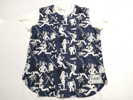 PRADA Prada Comic Print T-Shirt, Cut and Sewn, Size M