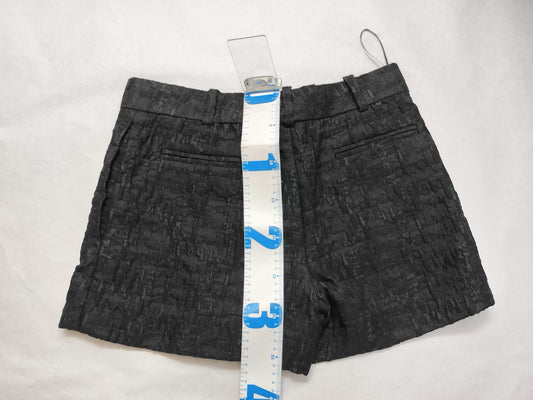 LOUIS VUITTON 2014 Jacquard Shorts RW141A Black Size 38