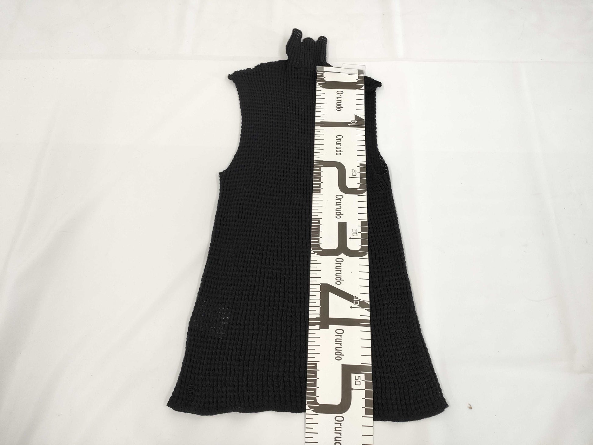 CHANEL 03A Sleeveless Top P21541 Navy Size 42