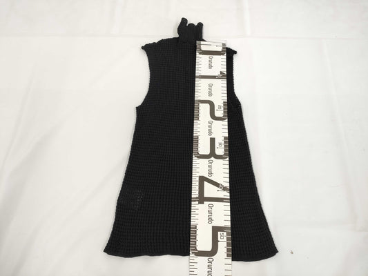 CHANEL 03A Sleeveless Top P21541 Navy Size 42