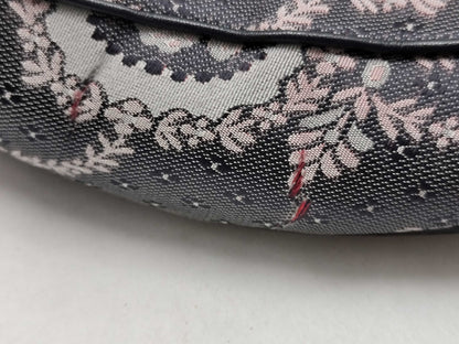GUCCI Jacquard Princetown Horsebit Sandals 423514 Navy Size 38