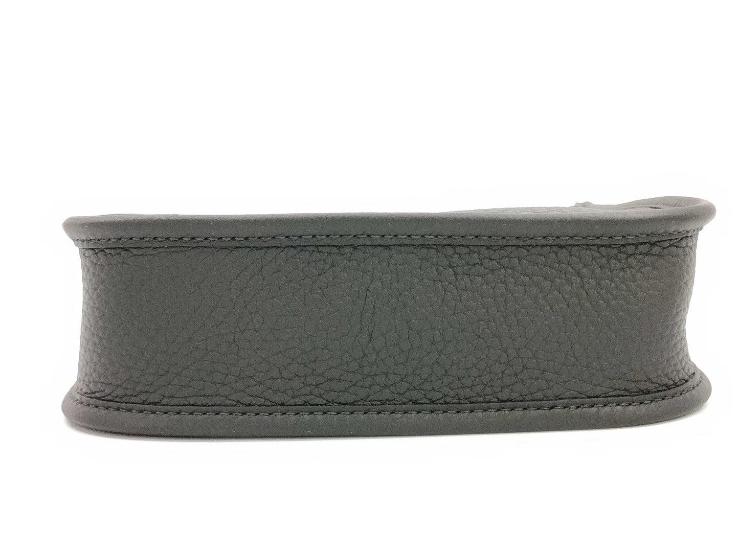 HERMES Evelyn TPM W Stamp Taurillon Clemence Leather Shoulder Bag with Short Strap Noir and Gold Hardware