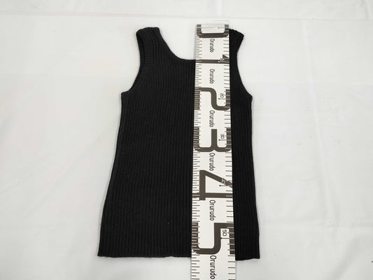 CHANEL Coco Mark One Point Knit Vest Top
