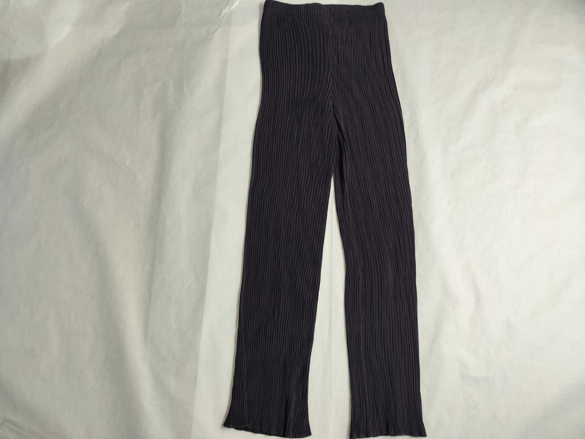 ISSEY MIYAKE Pleated Straight Pants IM71-FF613 Purple L Pants