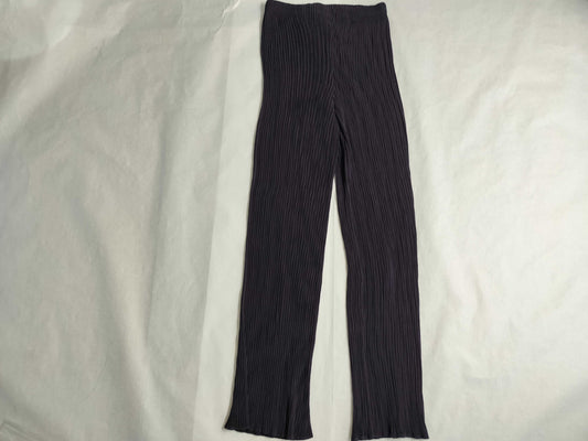ISSEY MIYAKE Pleated Straight Pants IM71-FF613 Purple L Pants