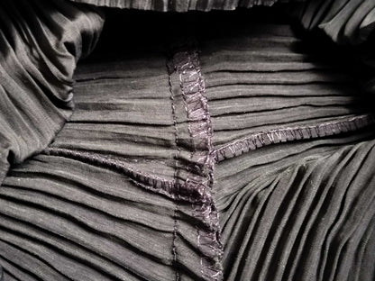 ISSEY MIYAKE Pleated Straight Pants IM71-FF613 Purple L Pants