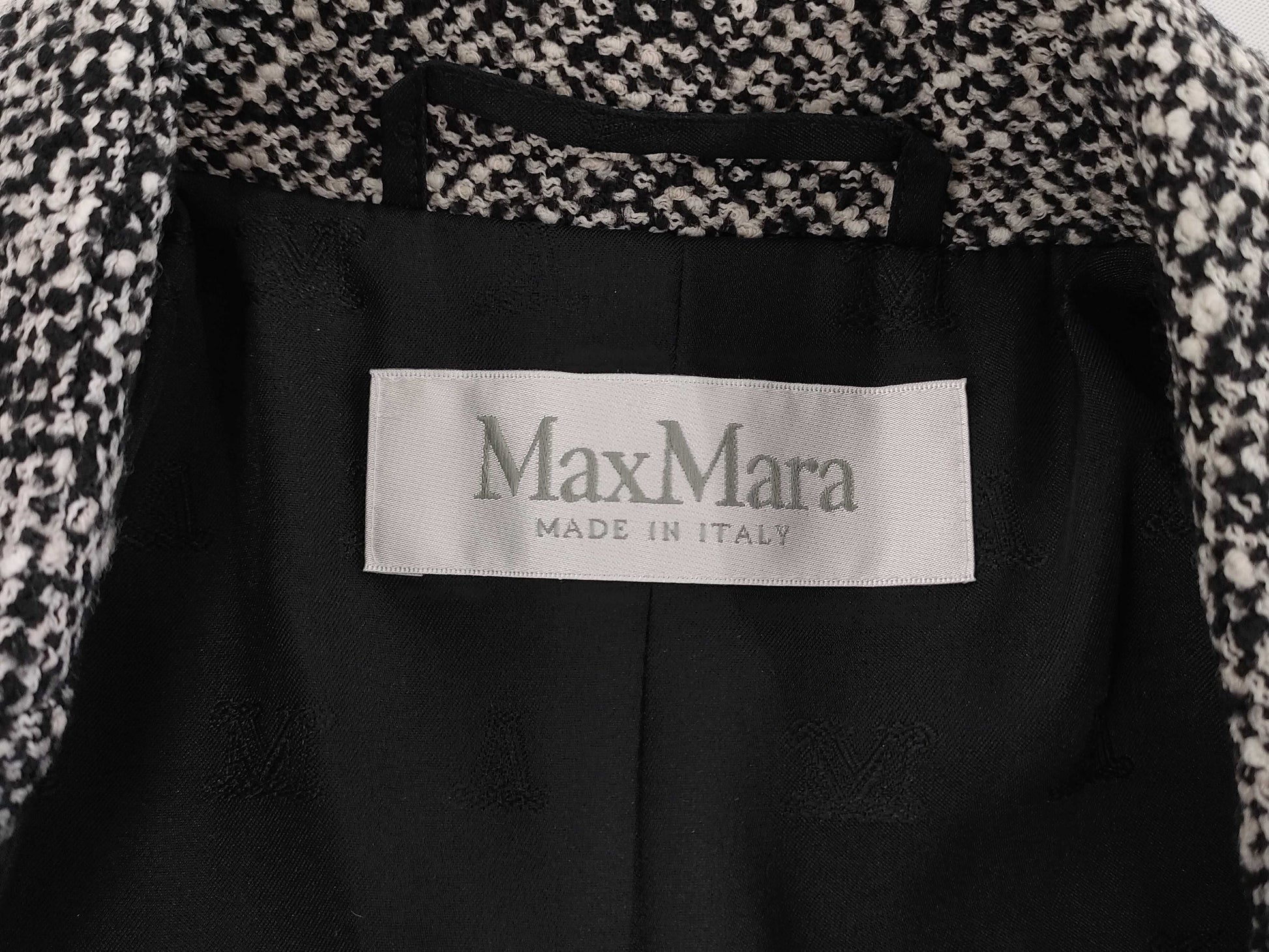 MaxMara 23AW OVALE Wool Chesterfield Coat Long Jacket Size 40