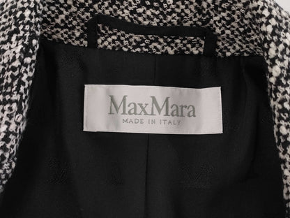 MaxMara 23AW OVALE Wool Chesterfield Coat Long Jacket Size 40