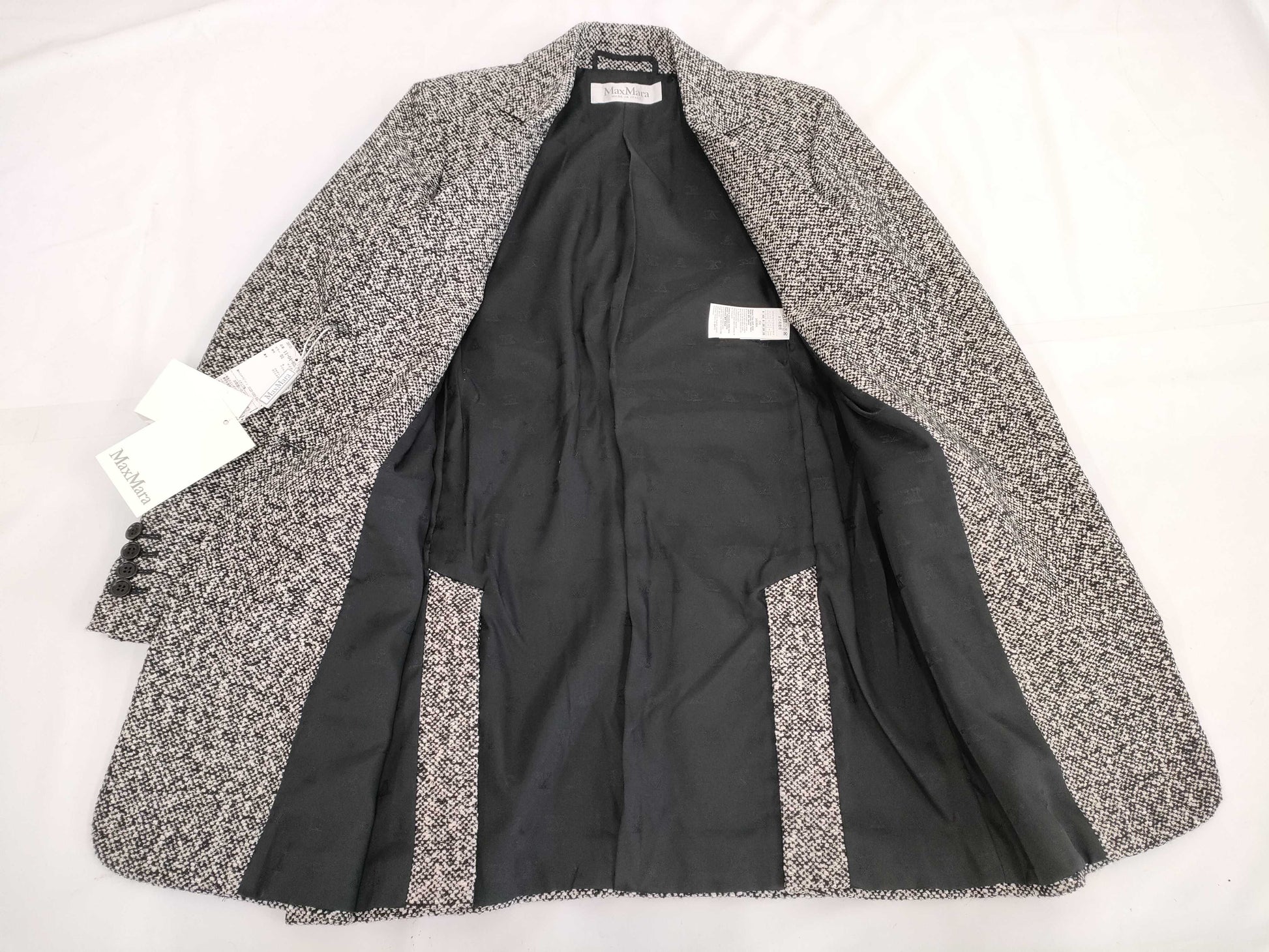 MaxMara 23AW OVALE Wool Chesterfield Coat Long Jacket Size 40