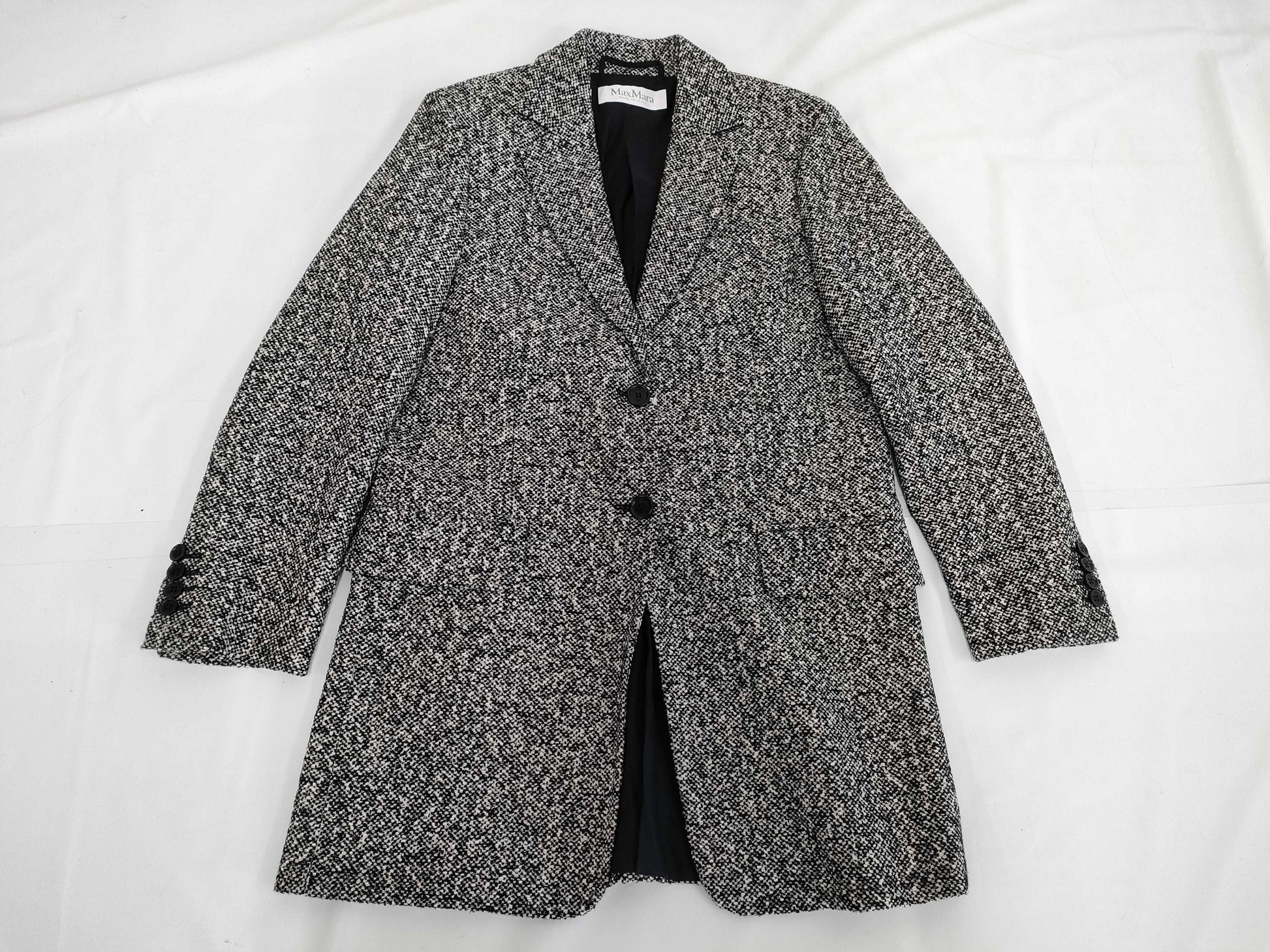 MaxMara 23AW OVALE Wool Chesterfield Coat Long Jacket Size 40
