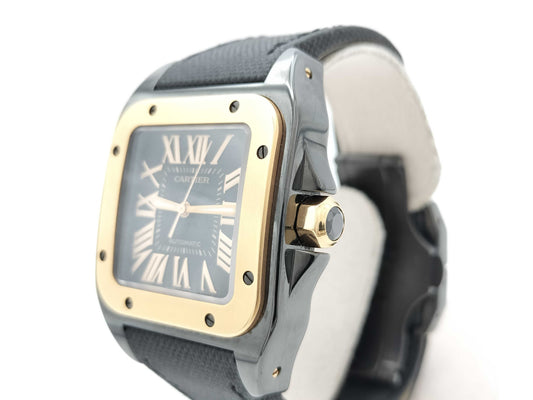 Cartier Santos 100 W2020007 2878180485PX Automatic Boys' Watch