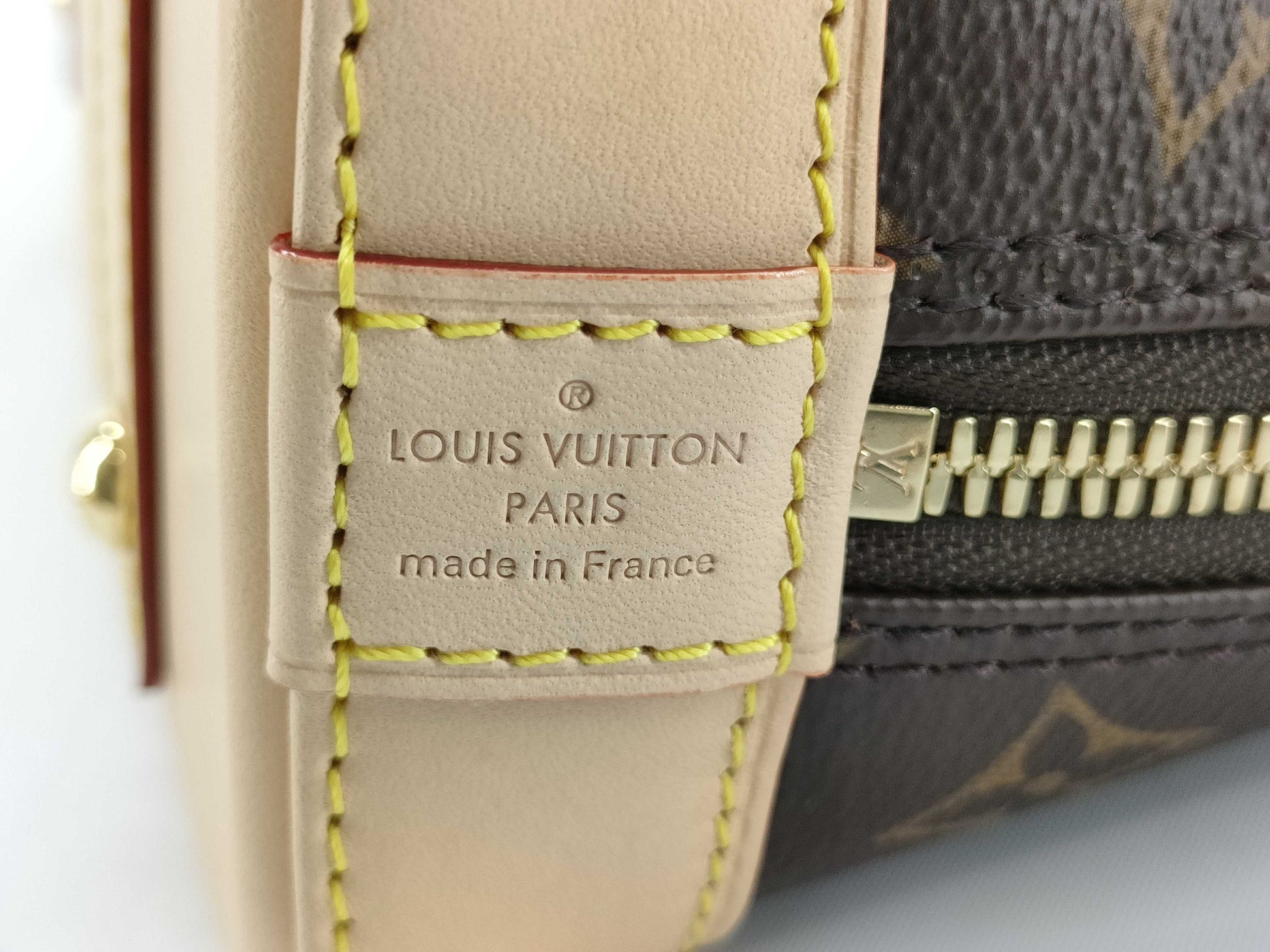 LOUIS VUITTON RFID Verified, Serial Number Unconfirmed, Monogram LV Monogram Alma BB M46990 Handbag