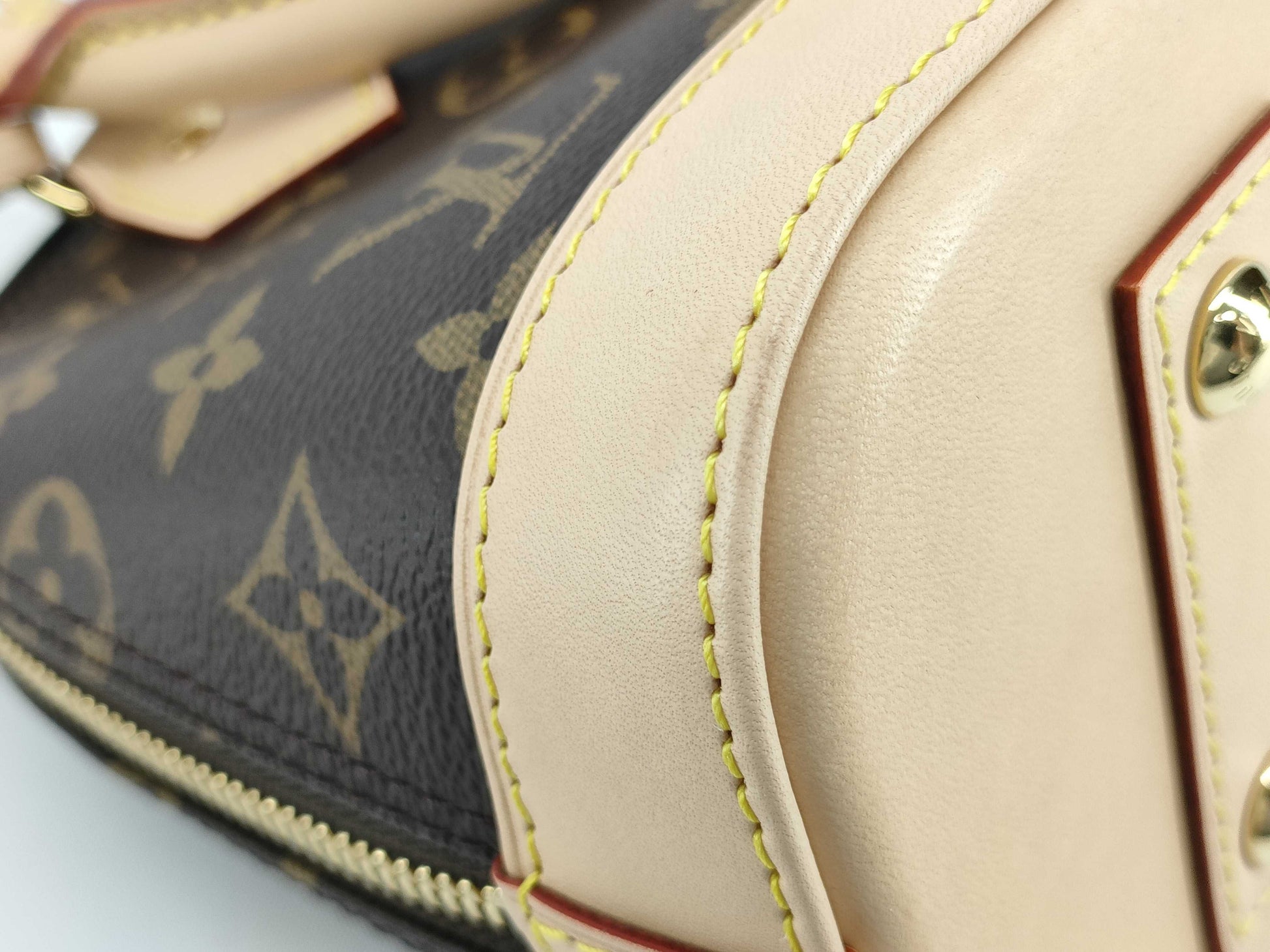LOUIS VUITTON RFID Verified, Serial Number Unconfirmed, Monogram LV Monogram Alma BB M46990 Handbag