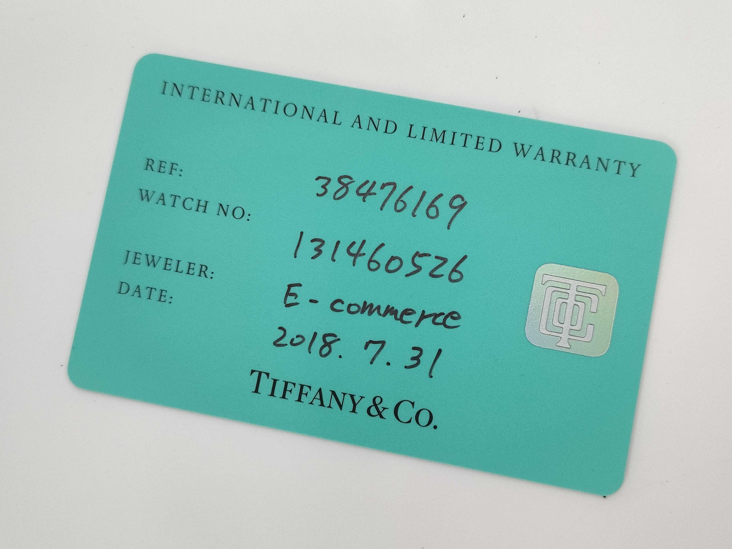 Tiffany & Co. Atlas 2-Hand Quartz Women's Watch 34876169 131460526
