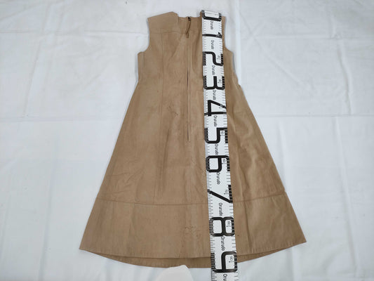 FOXEY FOXEY Dress, Suede, Beige, Size 38, Dress