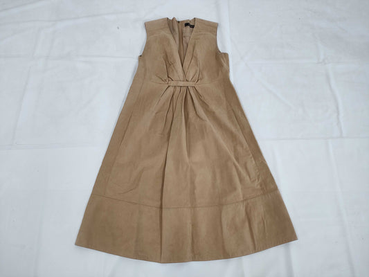 FOXEY FOXEY Dress, Suede, Beige, Size 38, Dress