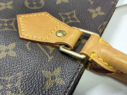 LOUIS VUITTON Monogram Louis Vuitton M51140 Sac Plat MI0042 Monogram Tote Bag