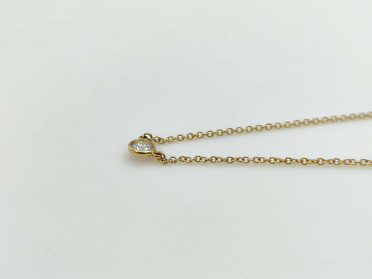 Tiffany & Co. By the Yard 1PD Au750 1.9g Necklace 