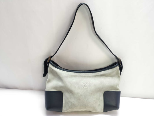 LOEWE LOEWE Suede Anagram Shoulder Bag Shoulder Bag