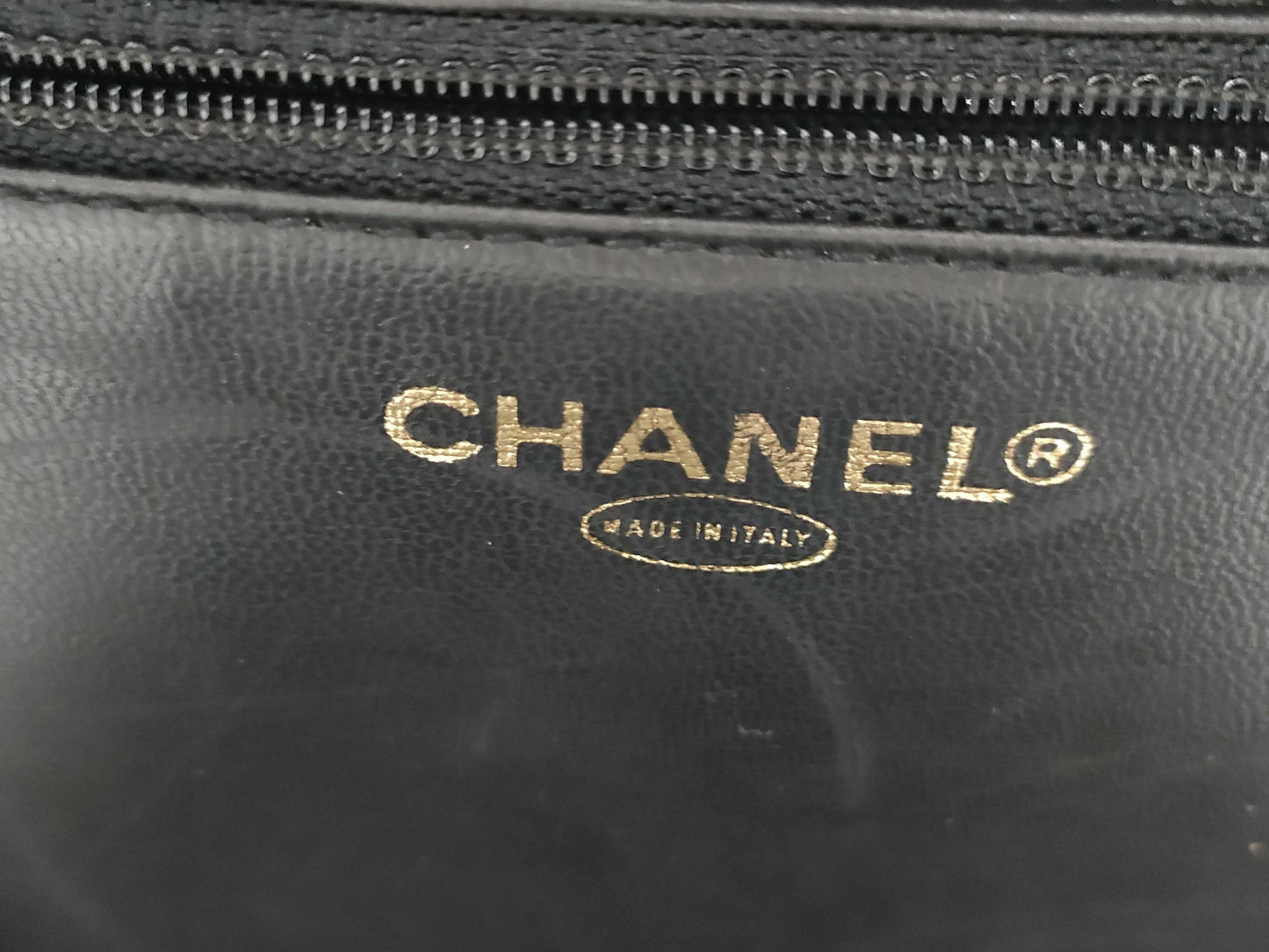 CHANEL CHANEL 2-way Coco Mark Patent Seal Handbag