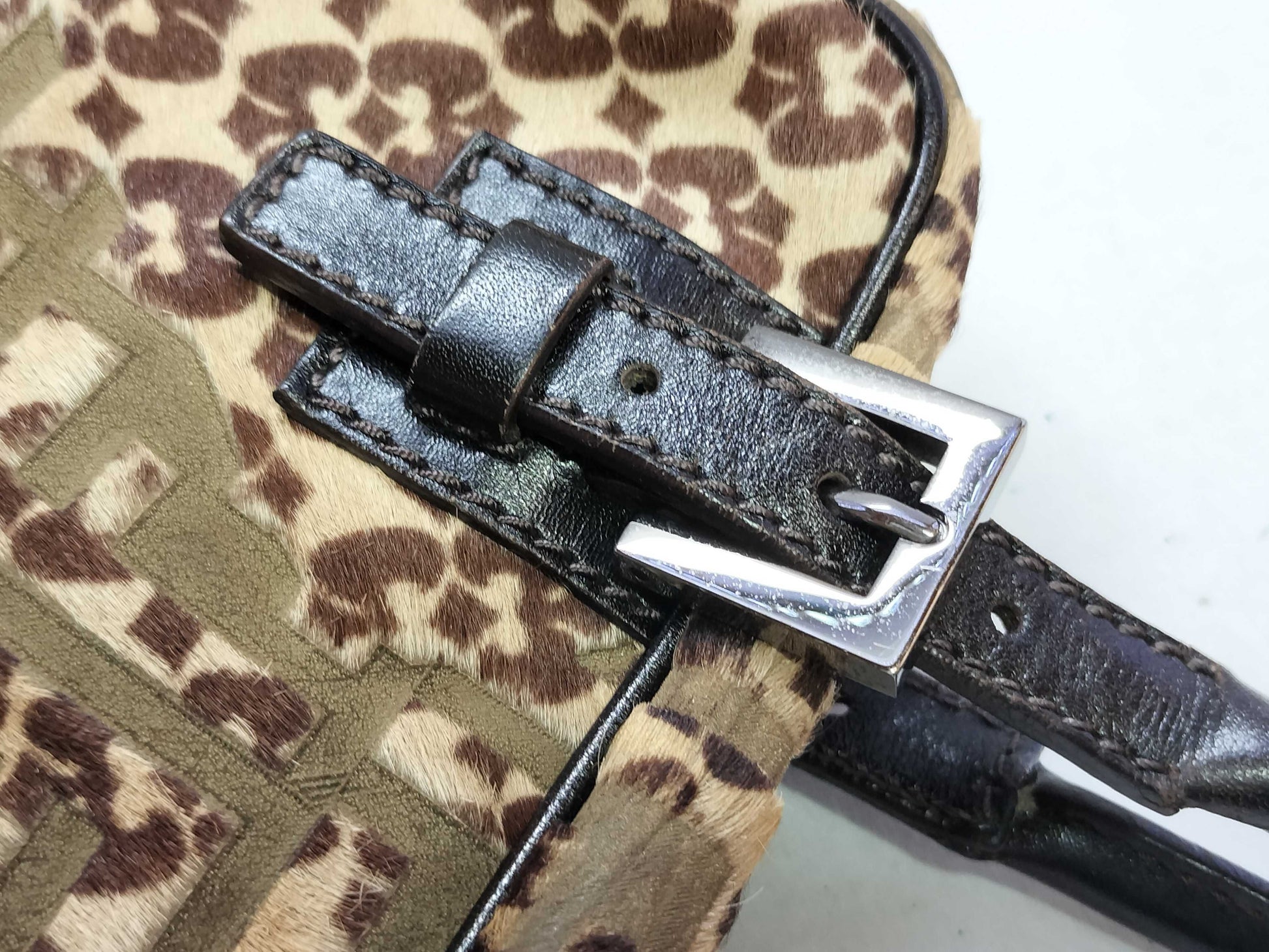 FENDI FENDI Harako Handbag Mini Boston Handbag