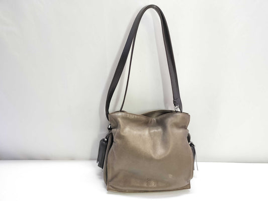LOEWE Nappa Leather Flamenco Shoulder Bag